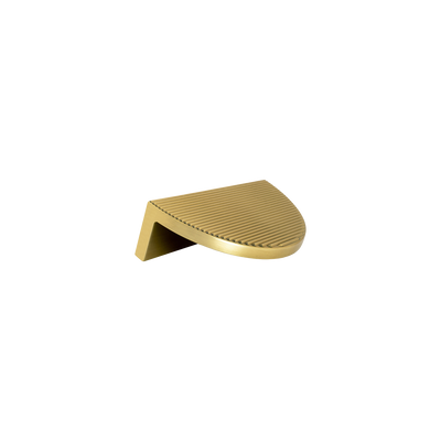 Momo Barrington Eclipse Ribbed Pull Handle 64mm in Matt Brass