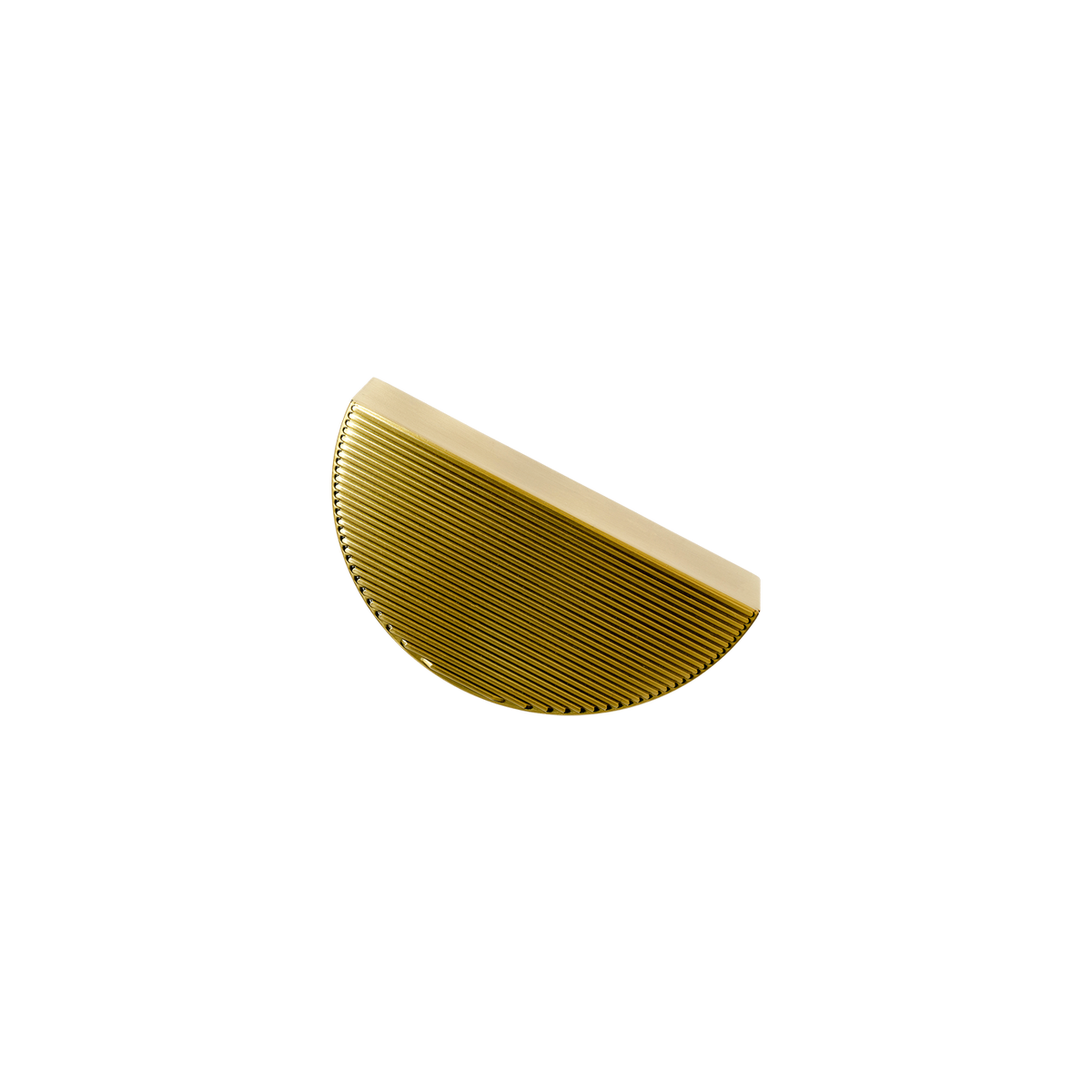 Momo Barrington Eclipse Ribbed Pull Handle 64mm in Matt Brass - view 2
