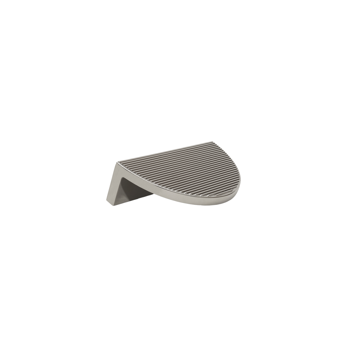 Momo Barrington Eclipse Ribbed Pull Handle 64mm in Polished Nickel