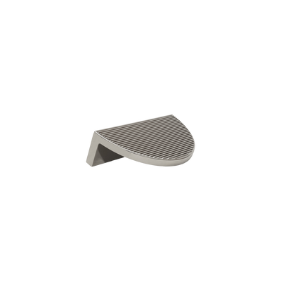 Momo Barrington Eclipse Ribbed Pull Handle 64mm in Polished Nickel