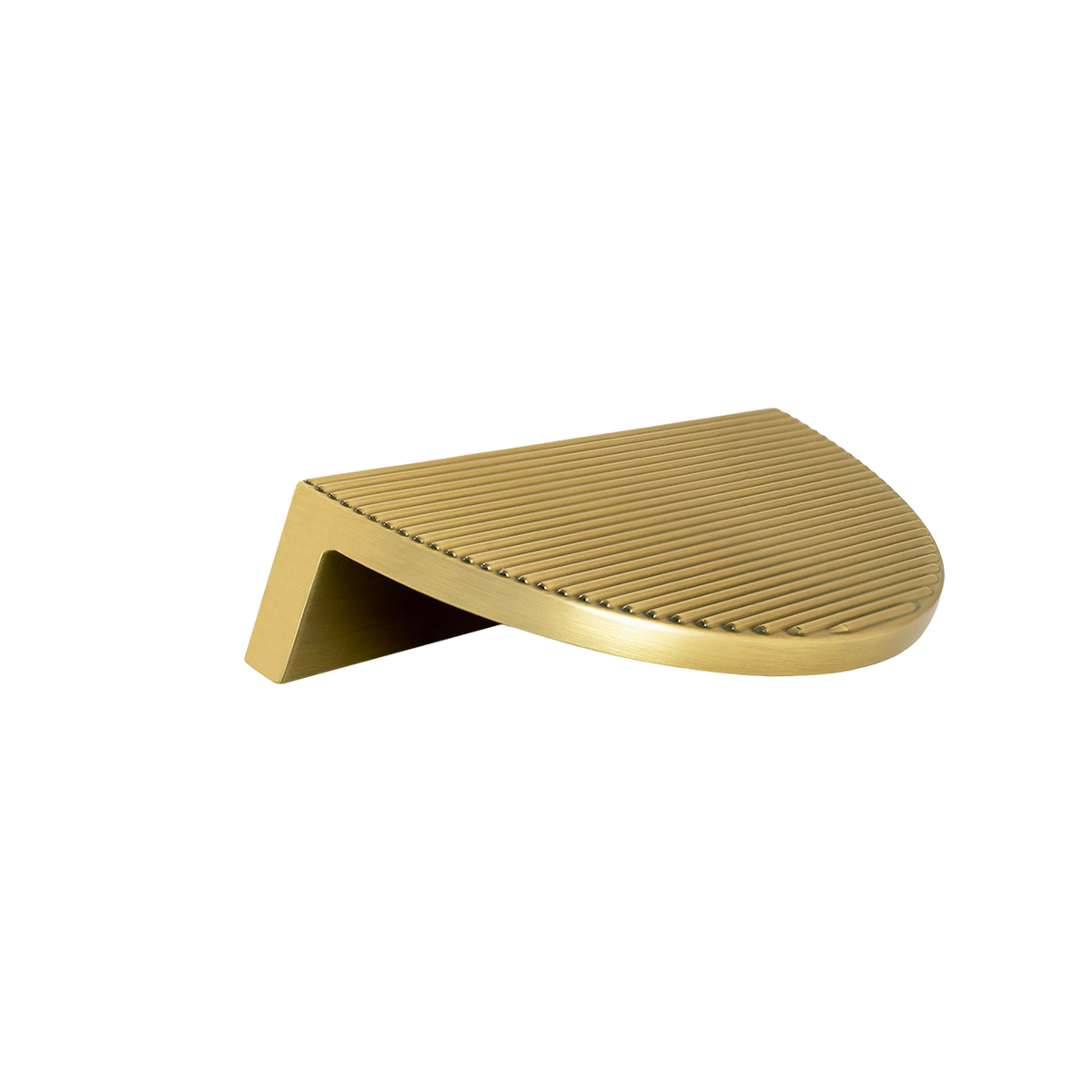 Momo Barrington Eclipse Ribbed Pull Handle 96mm in Matt Brass