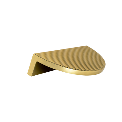 Momo Barrington Eclipse Ribbed Pull Handle 96mm in Matt Brass