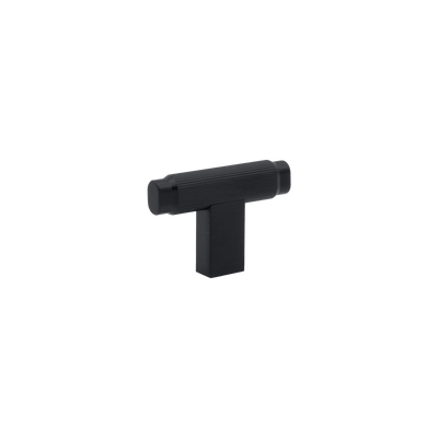 Momo Brooklyn T Knob 55mm in Brushed Black