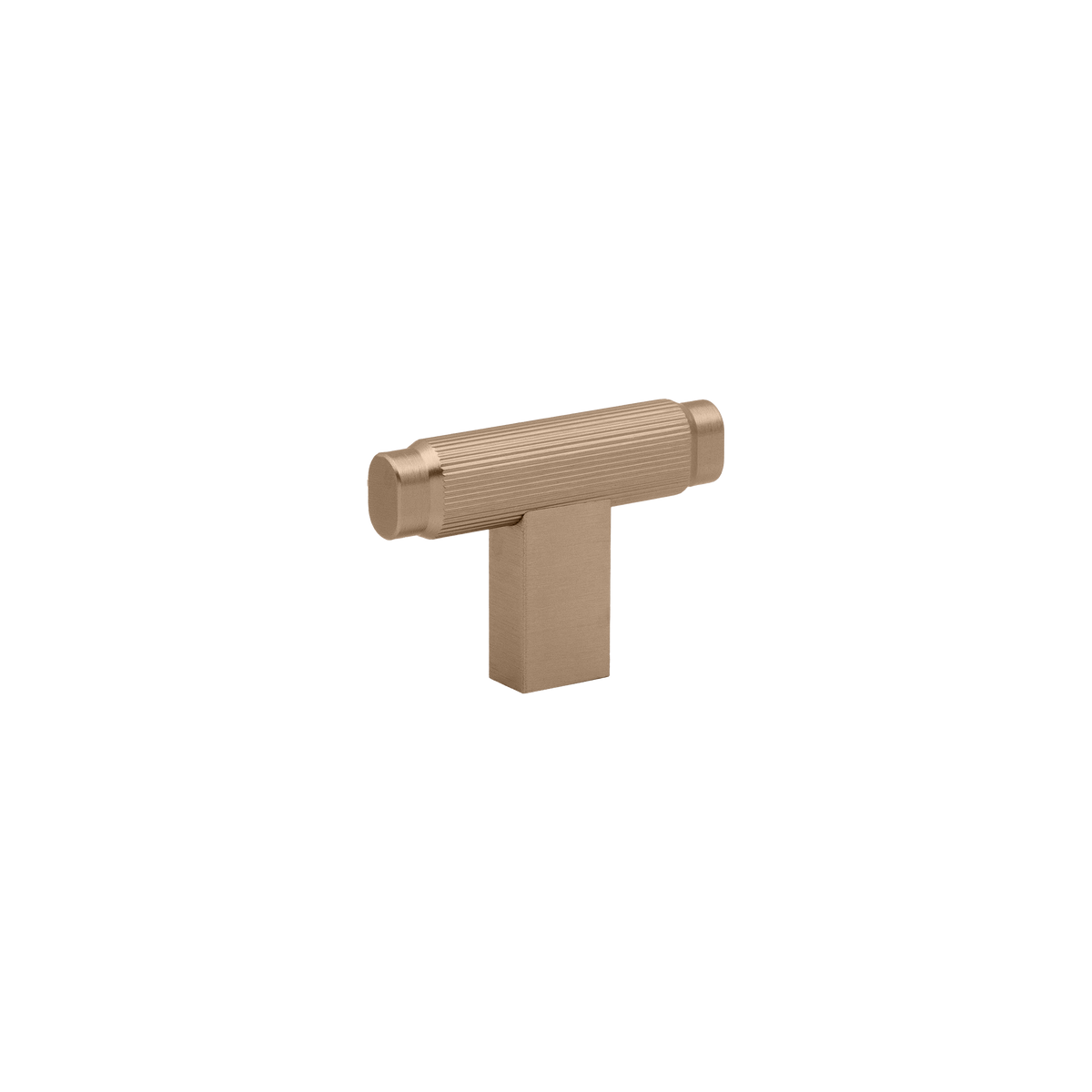 Momo Brooklyn T Knob 55mm in Brushed Dark Brass