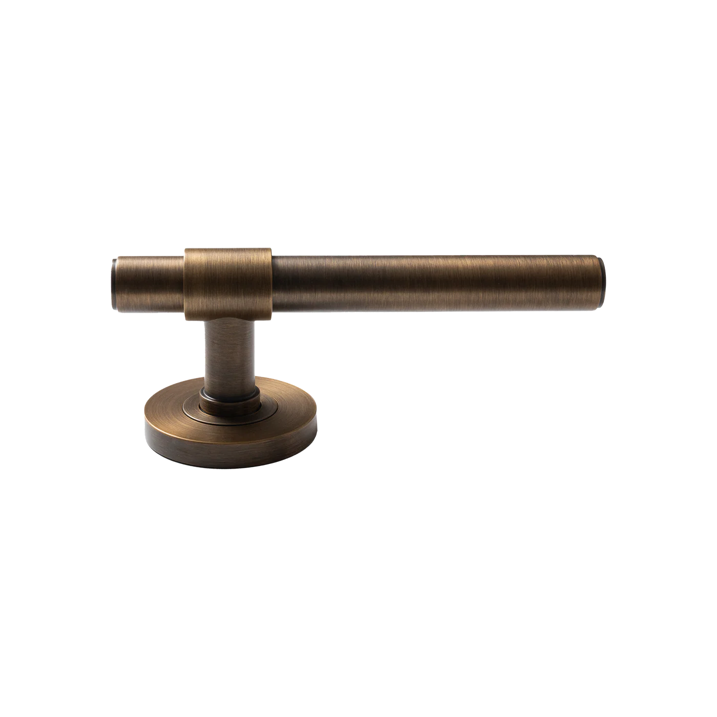 Momo Belgravia Plain Solid Brass Tubular Latch Passage Lever Set Bronze