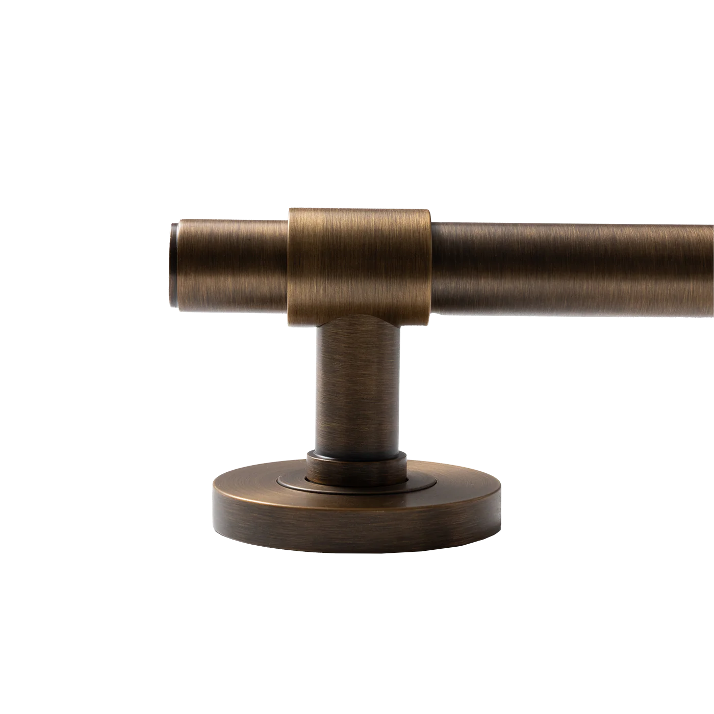 Momo Belgravia Plain Solid Brass Tubular Latch Passage Lever Set Bronze