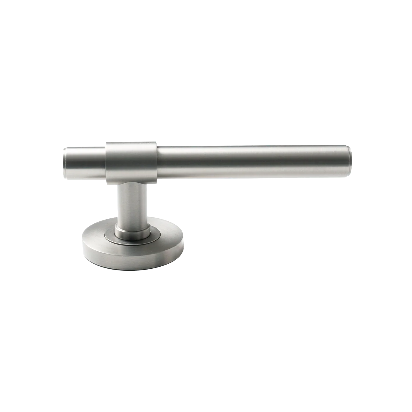 Momo Belgravia Plain Solid Brass Lever Entrance Set Dull Brushed Nickel