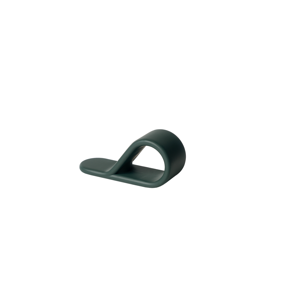 Momo Belt Loop Knob 63mm in Forest Green