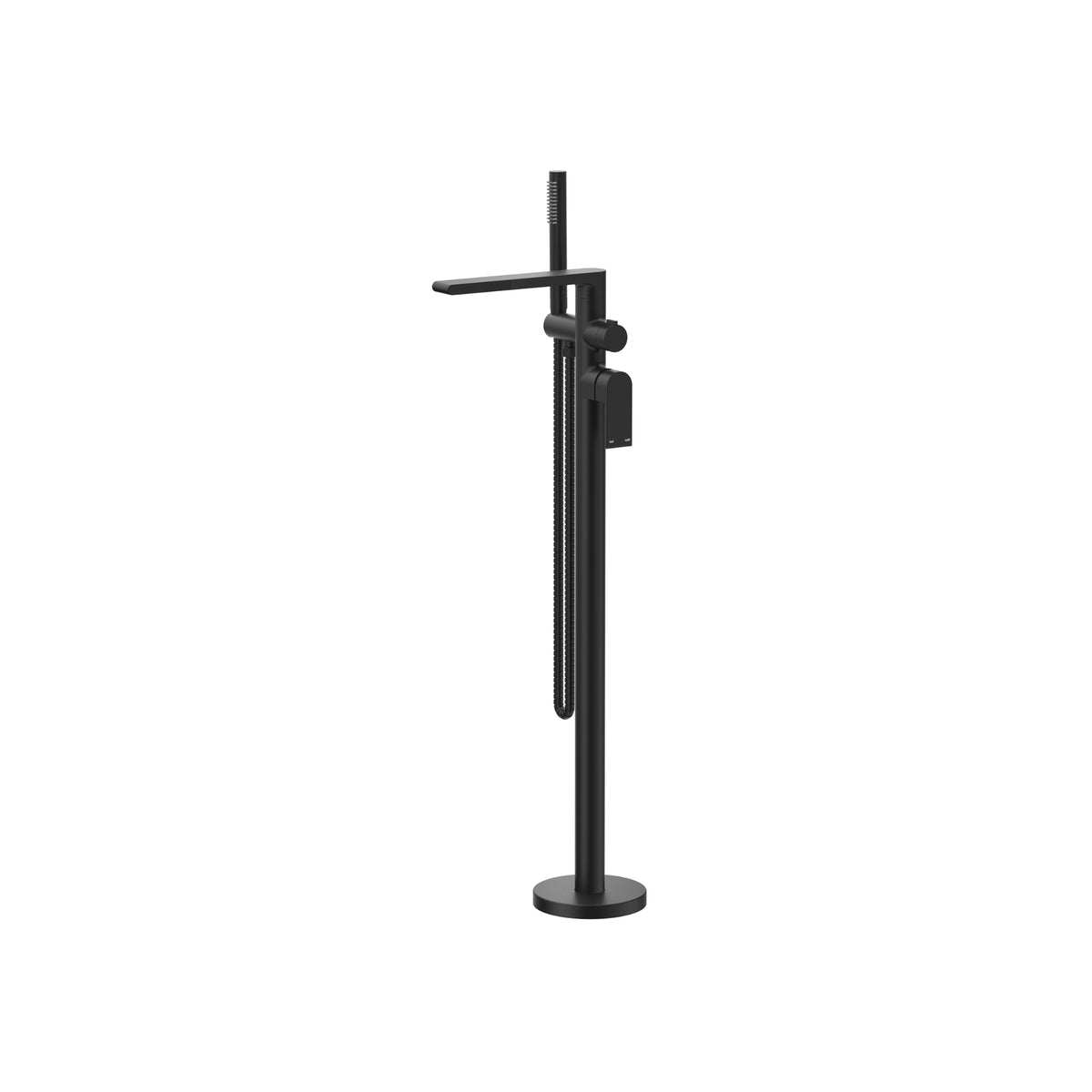 Bella Vista Beki Freestanding Bath Mixer with Hand Shower - Trim Kit Only - Black