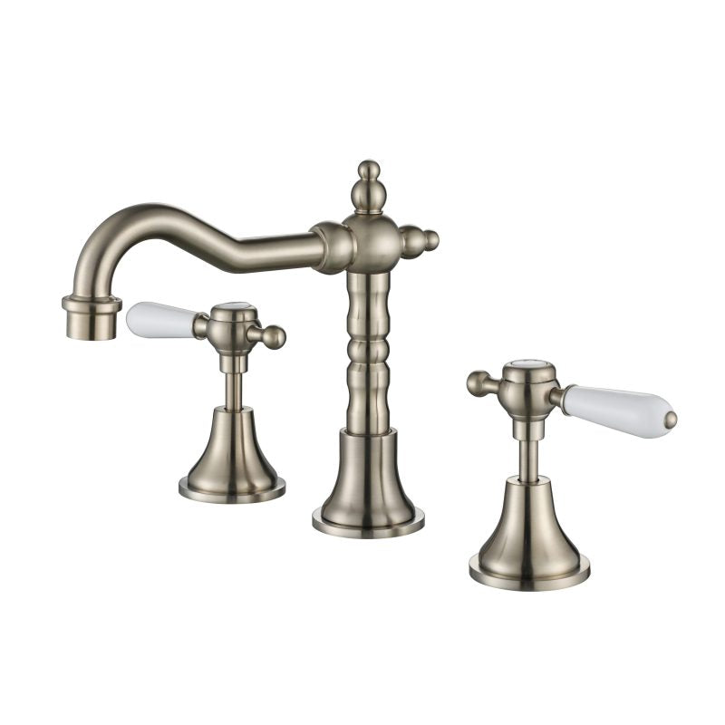 Modern National Bordeaux Basin Set - Brushed Nickel