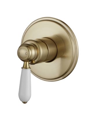 Modern National Bordeaux Shower Mixer