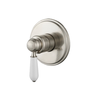 Modern National Bordeaux Shower Mixer Trim Kit - Brushed Nickel