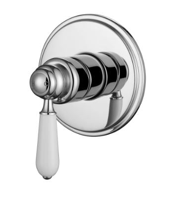 Modern National Bordeaux Shower Mixer