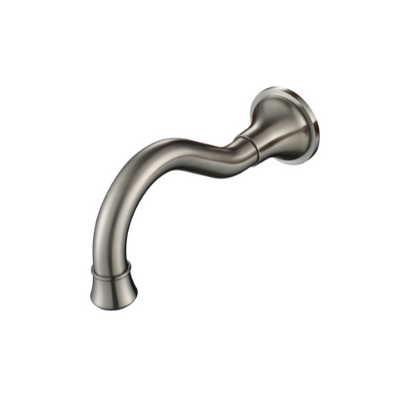 Modern National Bordeaux Bath Spout - Brushed Nickel