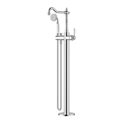 Modern National Freestanding Bath Filler with Handheld