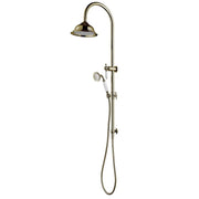 Modern National Bordeaux Shower Column Set - Brushed Bronze
