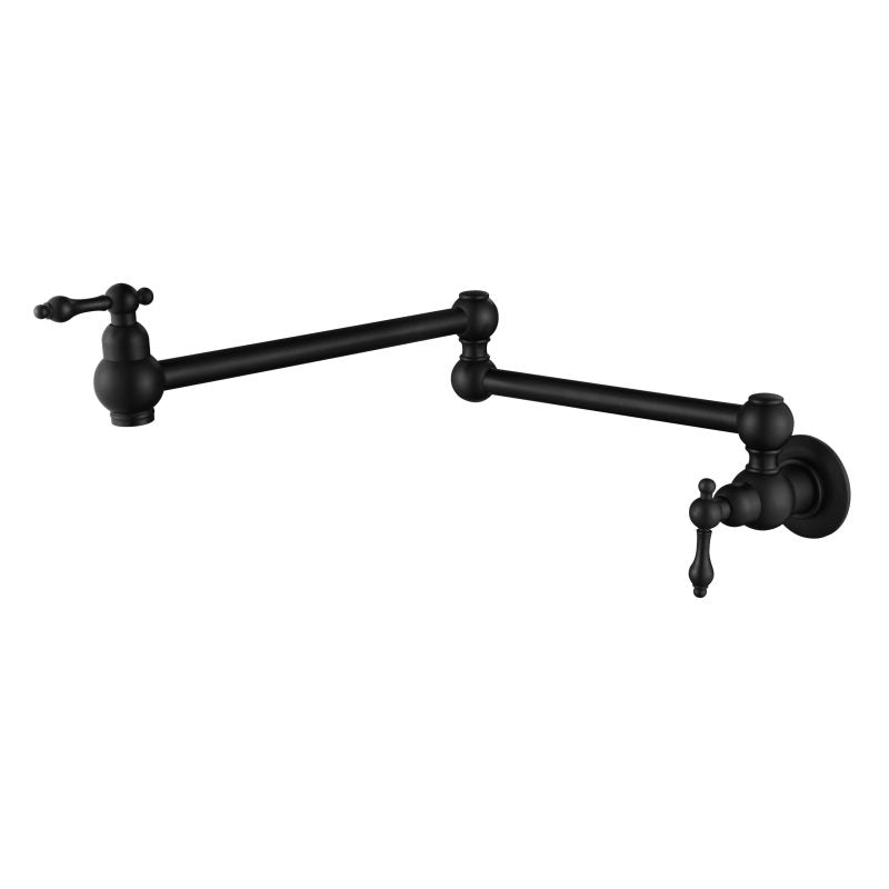 Modern National Bordeaux Kitchen Pot Filler - Matte Black