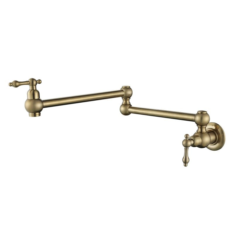 Modern National Bordeaux Kitchen Pot Filler - Brushed Bronze