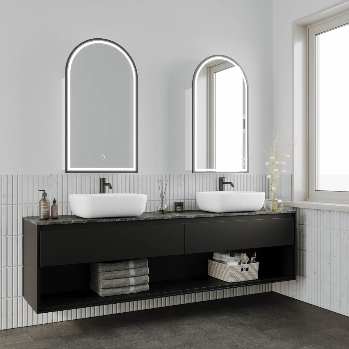 Blanca 500 LED Shaving Cabinet