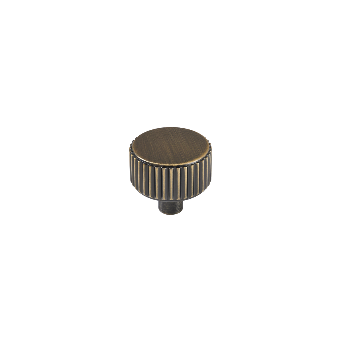 Momo Barrington Round Knob 32mm in Dark Brushed Brass