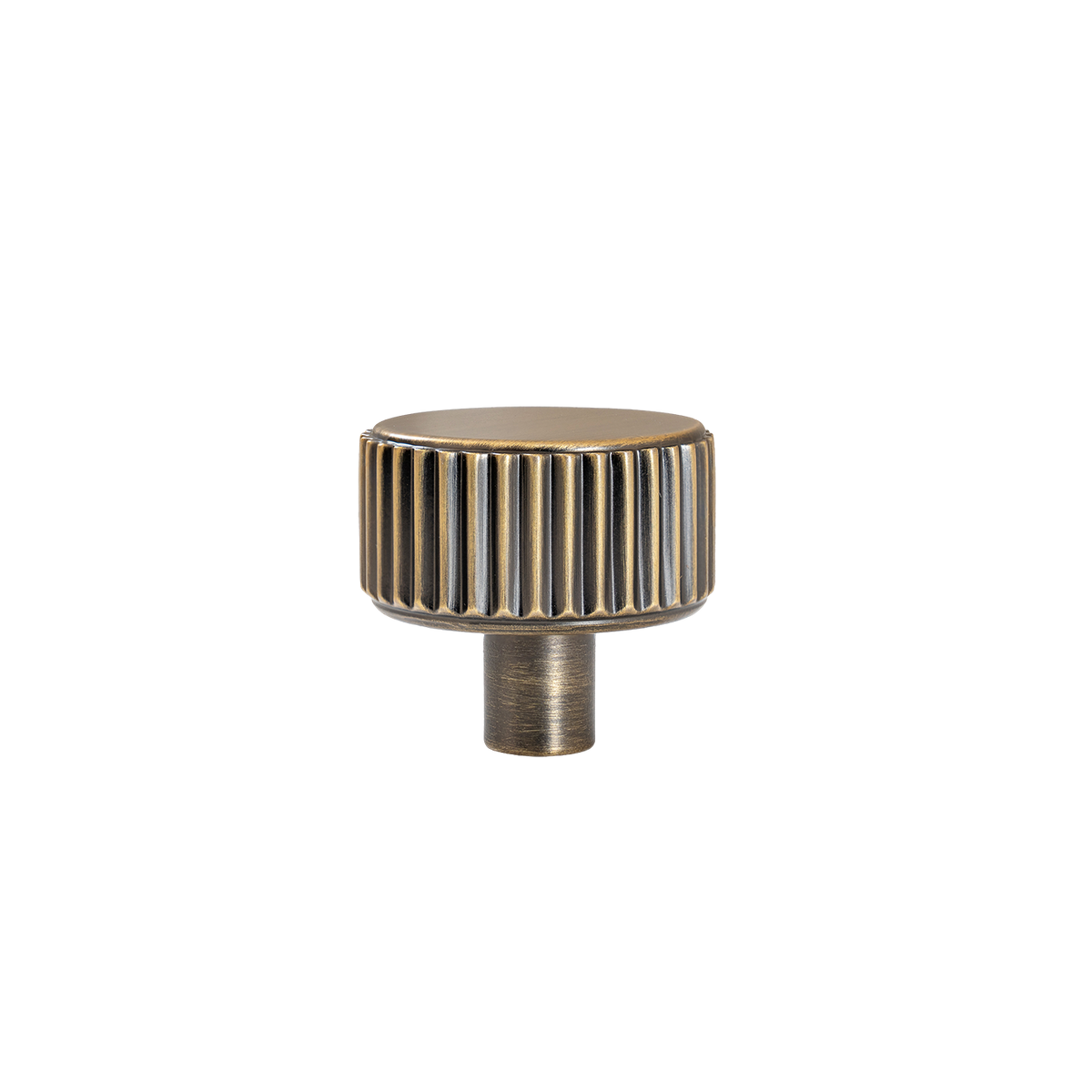 Momo Barrington Round Knob 32mm in Dark Brushed Brass - view 2