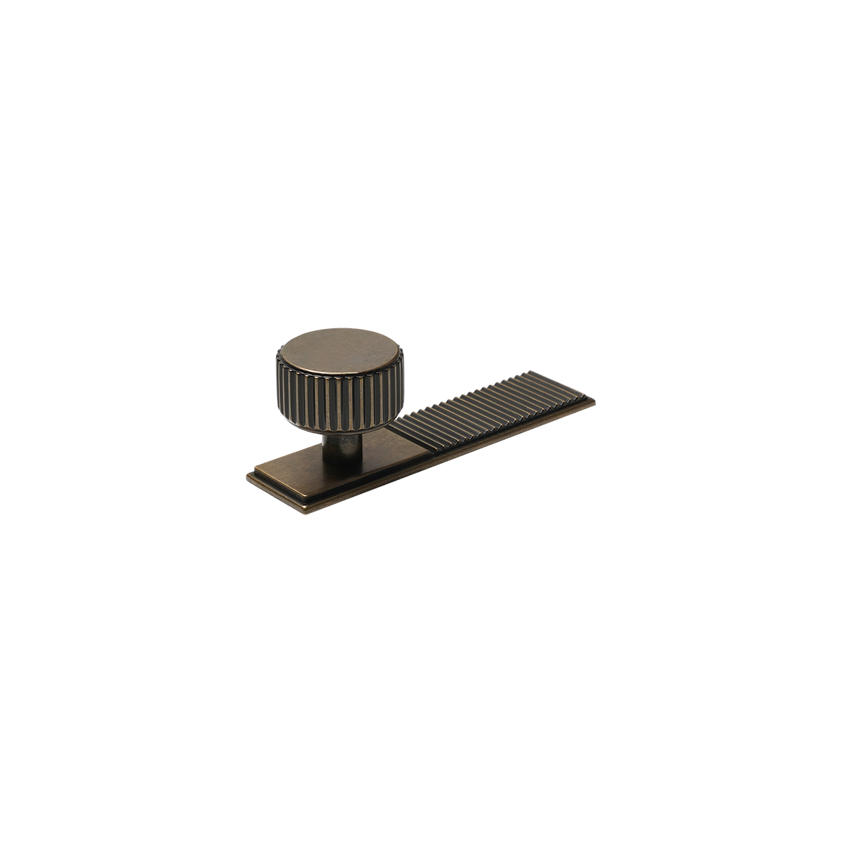 Momo Barrington Round Knob Backplate 32mm in Bronze - view 2