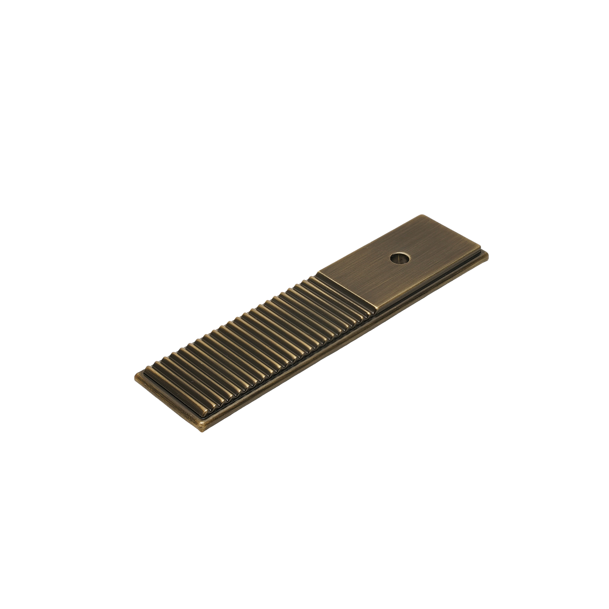 Momo Barrington Round Knob Backplate 32mm in Dark Brushed Brass