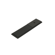 Momo Barrington Round Knob Backplate 32mm in Matt Black