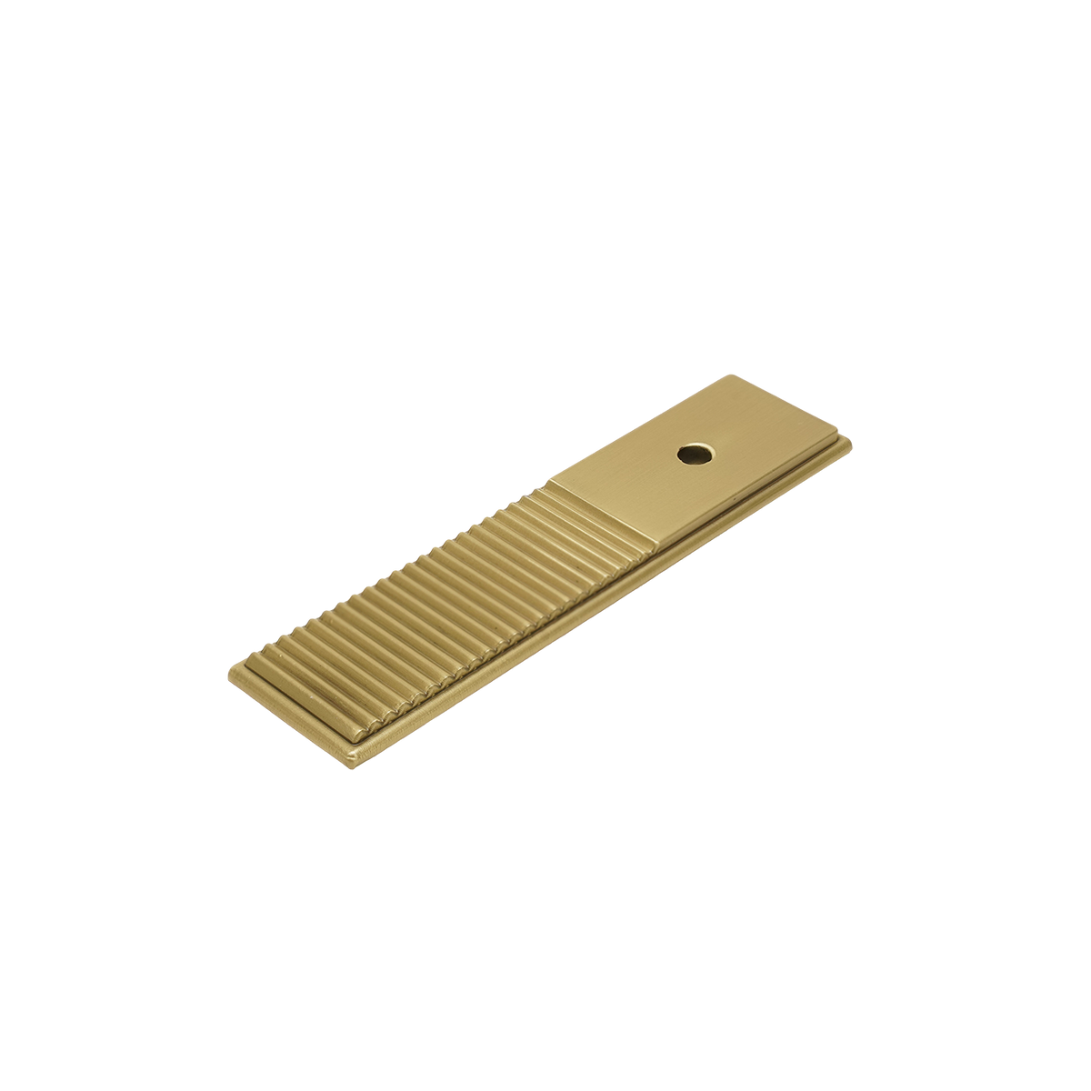 Momo Barrington Round Knob Backplate 32mm in Matt Brass