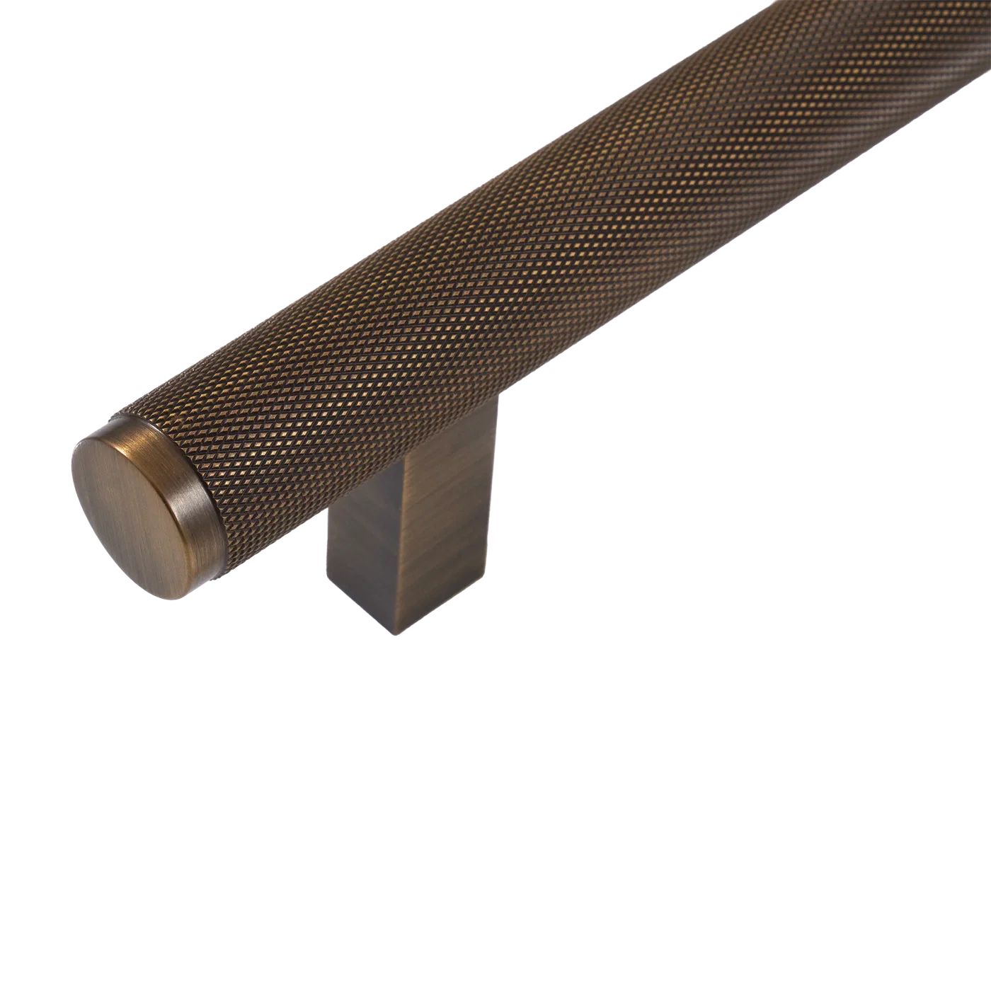 Momo Bellevue Knurled Appliance Pull Solid Brass 416mm Bronze