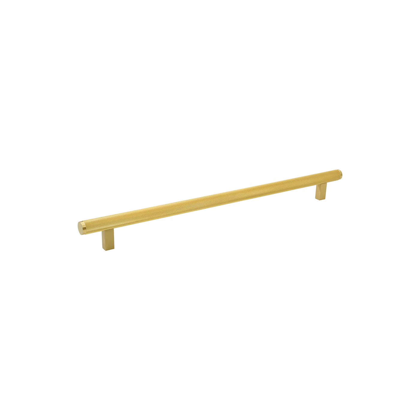 Momo Bellevue Knurled Appliance Pull Solid Brass 416mm Brushed Satin Brass