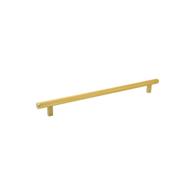 Momo Bellevue Knurled Appliance Pull Solid Brass 416mm Brushed Satin Brass