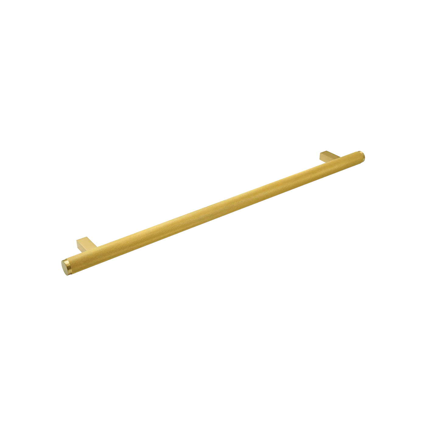 Momo Bellevue Knurled Appliance Pull Solid Brass 416mm Brushed Satin Brass