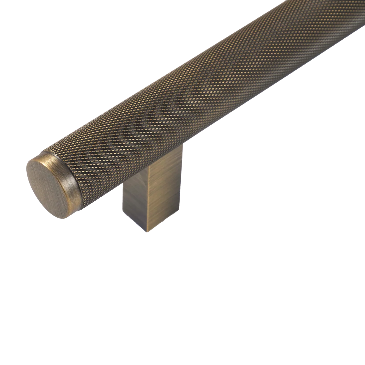 Momo Bellevue Knurled Appliance Pull Solid Brass 416mm Dark Brushed Brass