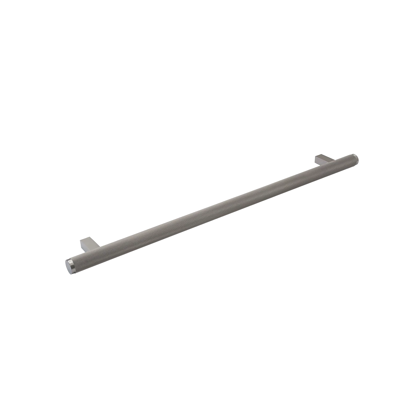 Momo Bellevue Knurled Appliance Pull Solid Brass 416mm Dull Brushed Nickel