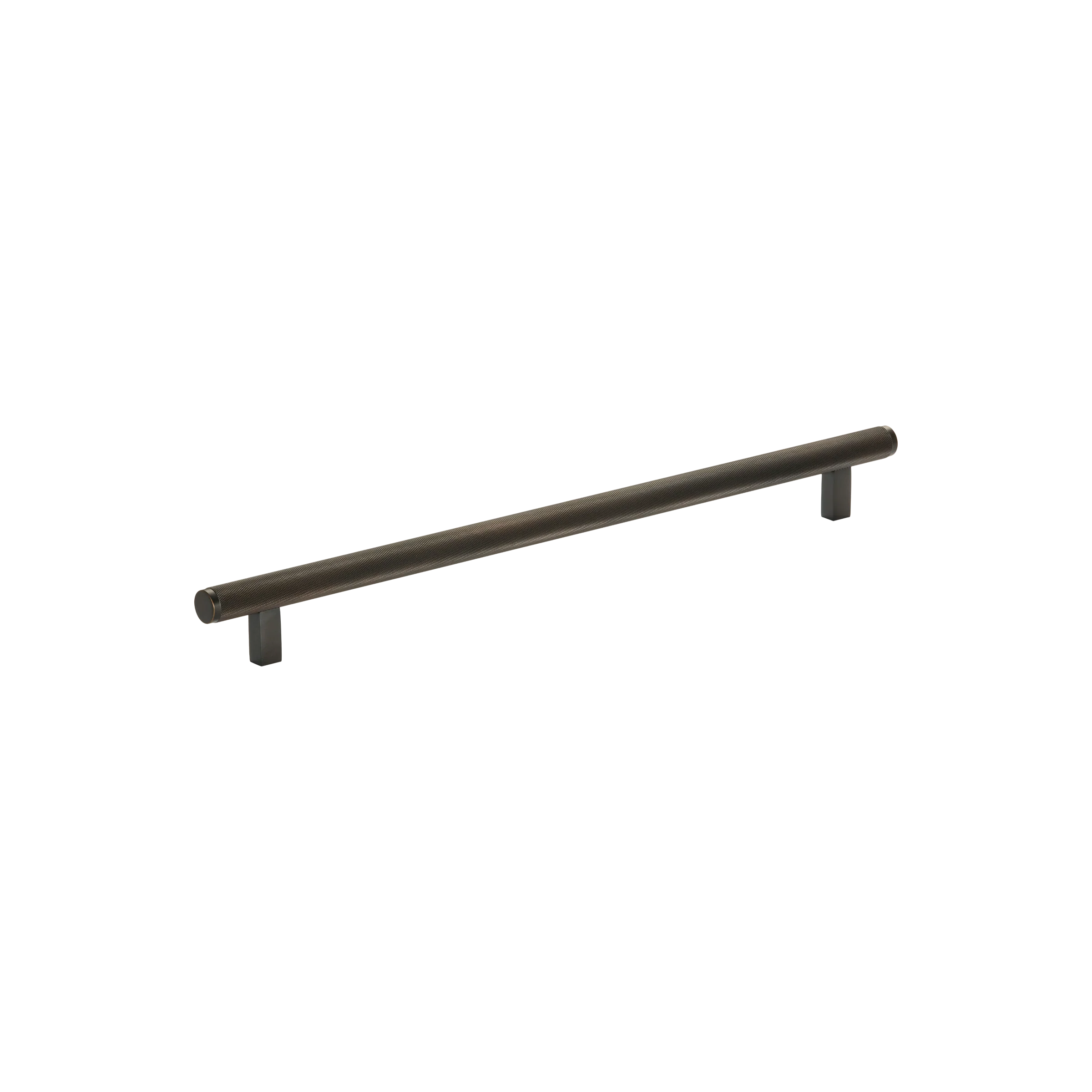 Momo Bellevue Knurled Appliance Pull Solid Brass 416mm Dark Bronze