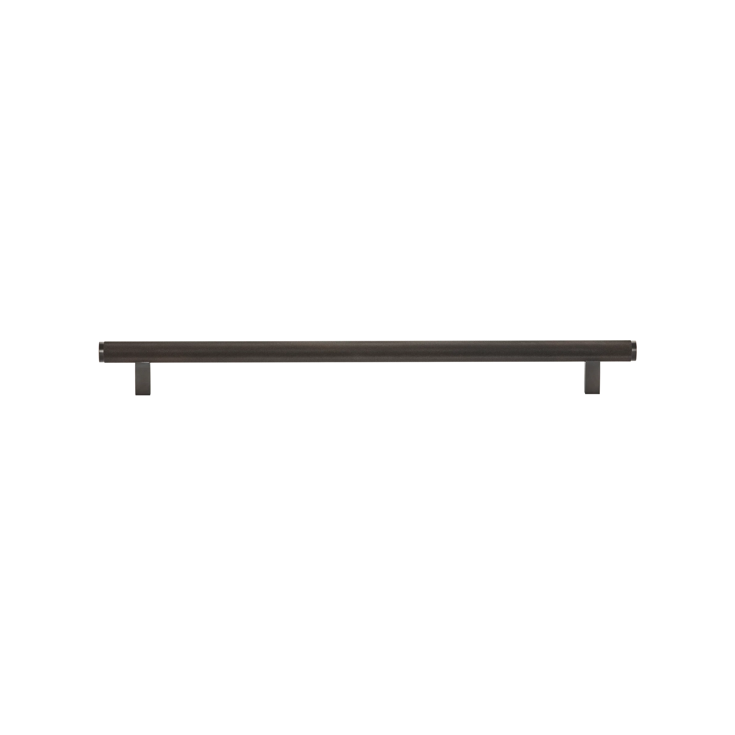 Momo Bellevue Knurled Appliance Pull Solid Brass 416mm Dark Bronze