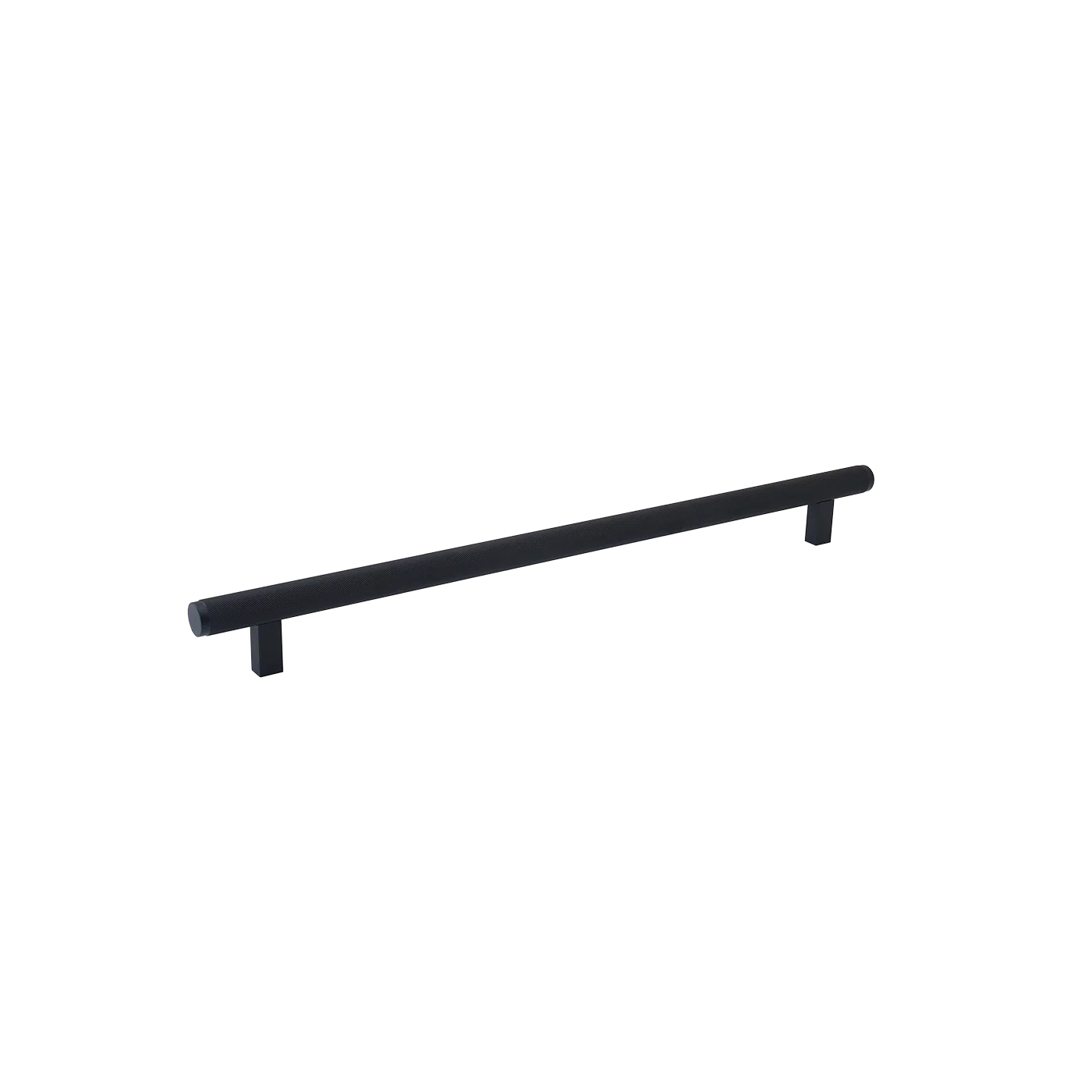Momo Bellevue Knurled Appliance Pull Solid Brass 416mm Matt Black