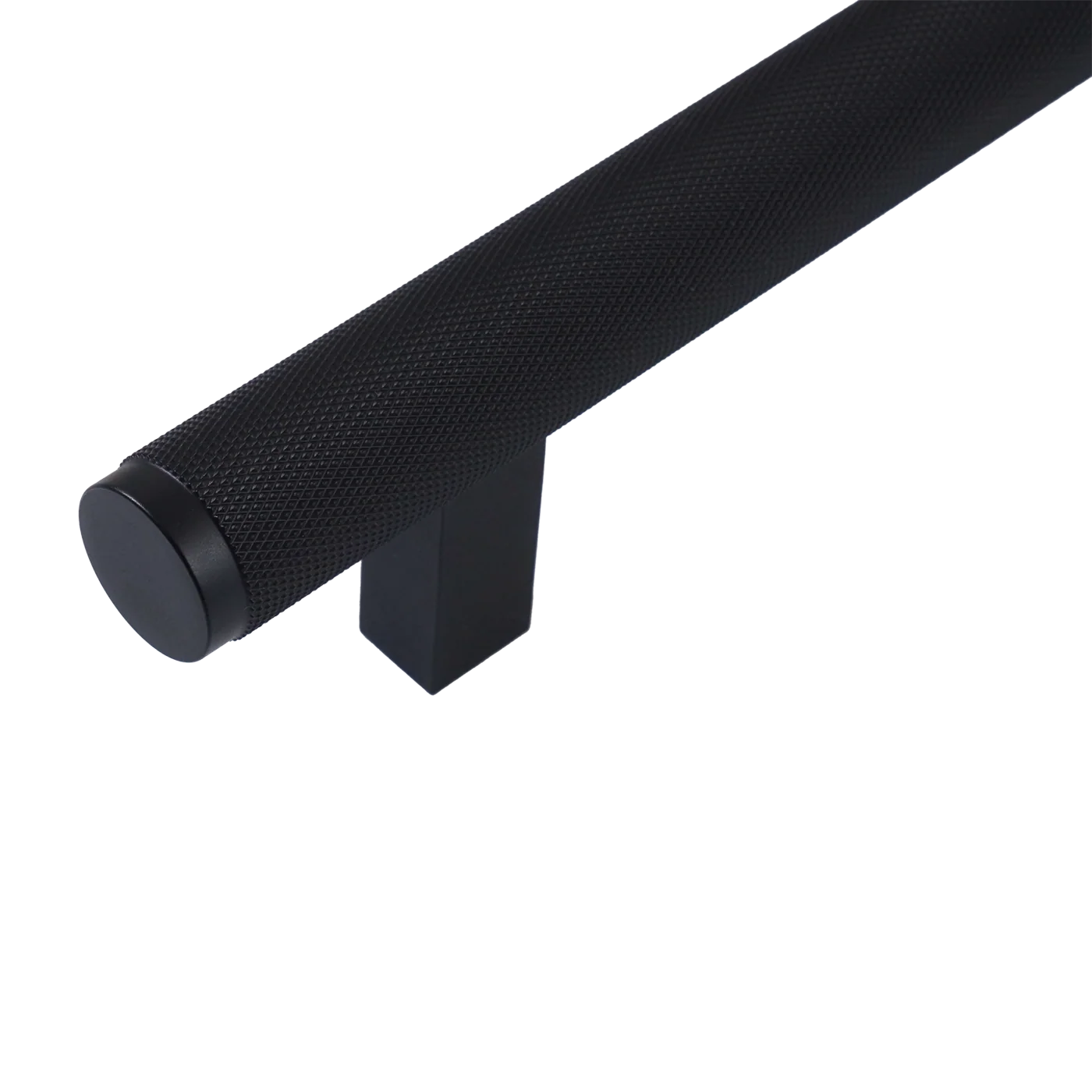 Momo Bellevue Knurled Appliance Pull Solid Brass 416mm Matt Black