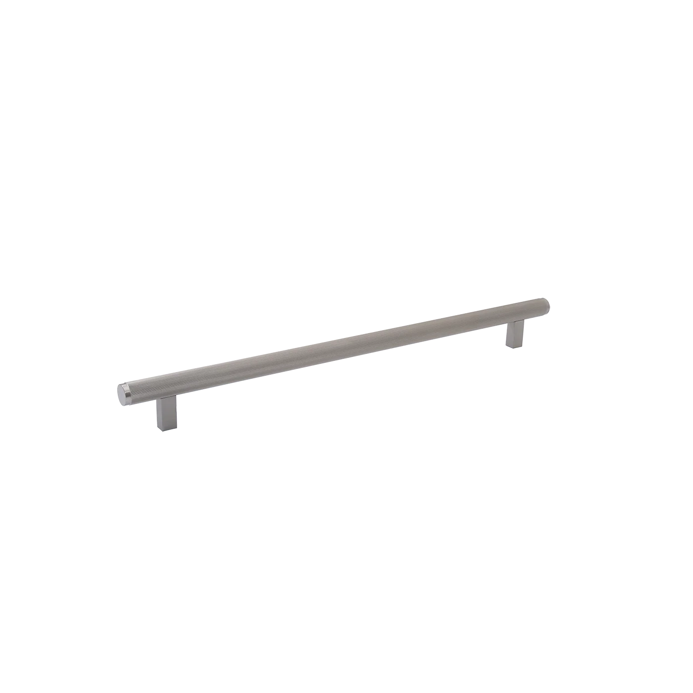 Momo Bellevue Lined Appliance Pull Solid Brass 416mm Dull Brushed Nickel