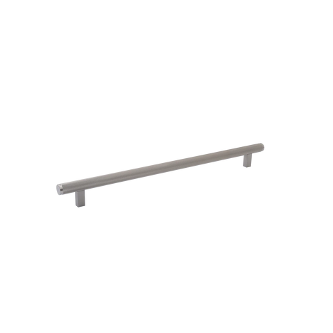 Momo Bellevue Lined Appliance Pull Solid Brass 416mm Dull Brushed Nickel