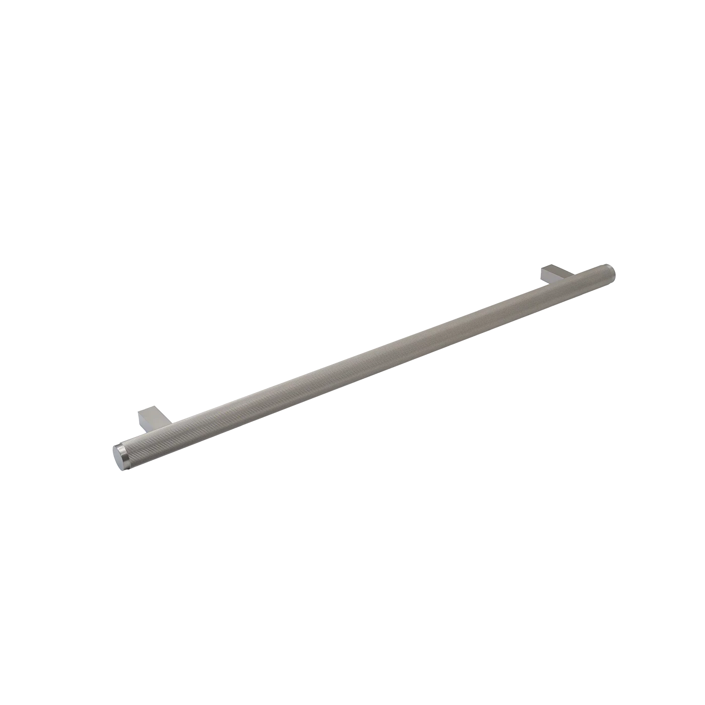 Momo Bellevue Lined Appliance Pull Solid Brass 416mm Dull Brushed Nickel