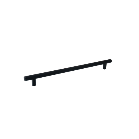 Momo Bellevue Lined Appliance Pull Solid Brass 416mm Matt Black