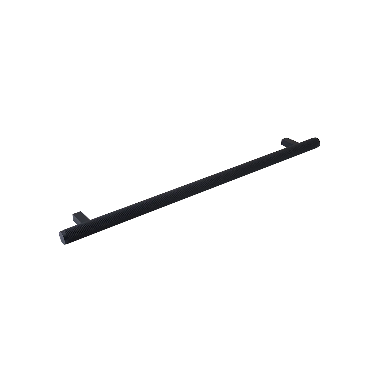 Momo Bellevue Lined Appliance Pull Solid Brass 416mm Matt Black