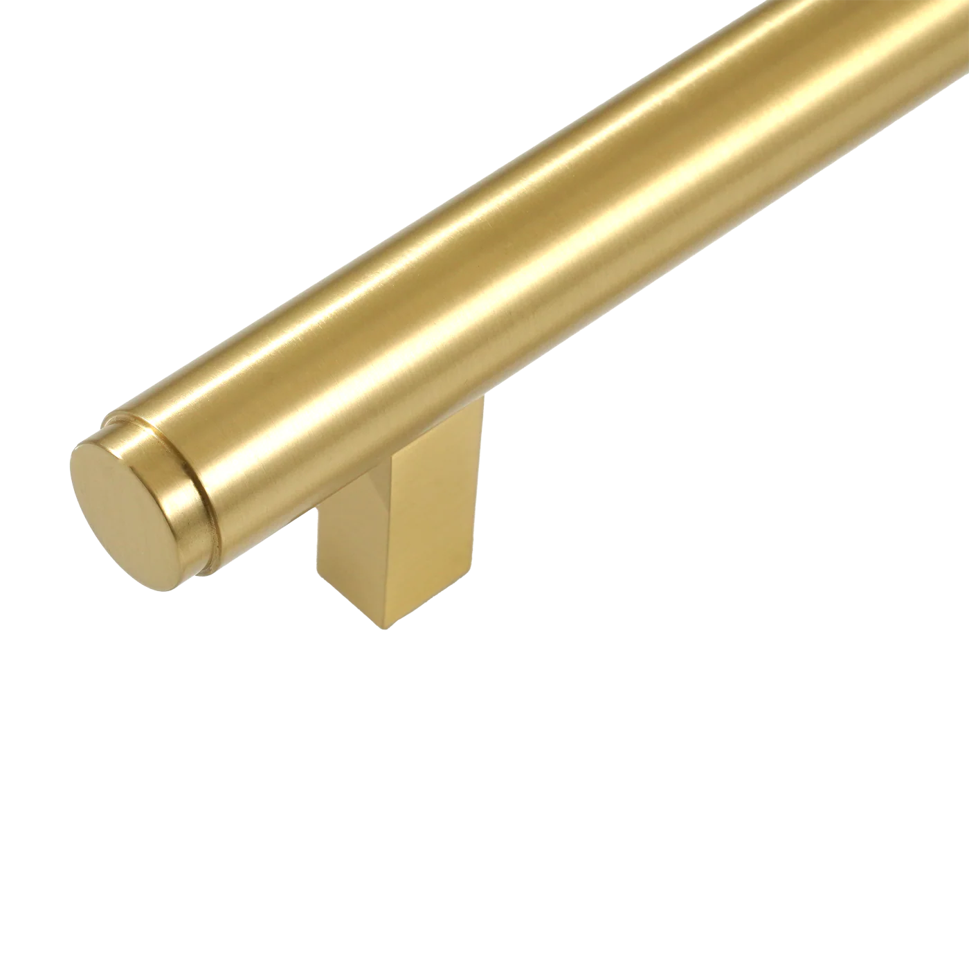 Momo Bellevue Plain Appliance Pull Solid Brass 416mm Brushed Satin Brass