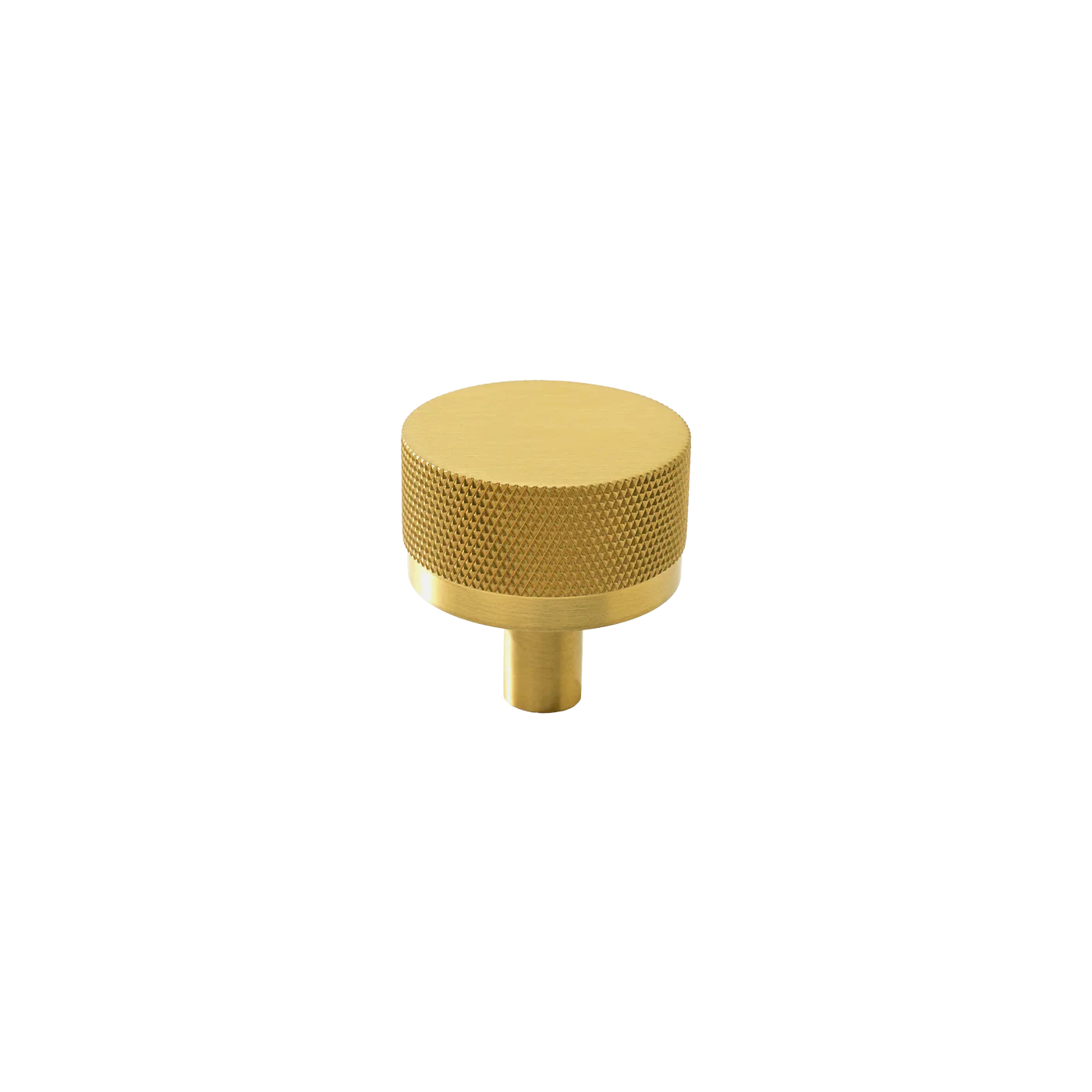 Momo Bellevue Knurled Knob Solid Brass 35mm Brushed Satin Brass