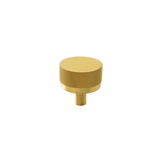 Momo Bellevue Knurled Knob Solid Brass 35mm Brushed Satin Brass
