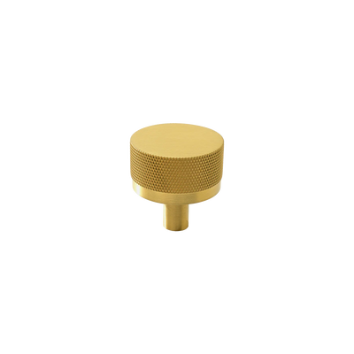 Momo Bellevue Knurled Knob Solid Brass 35mm Brushed Satin Brass