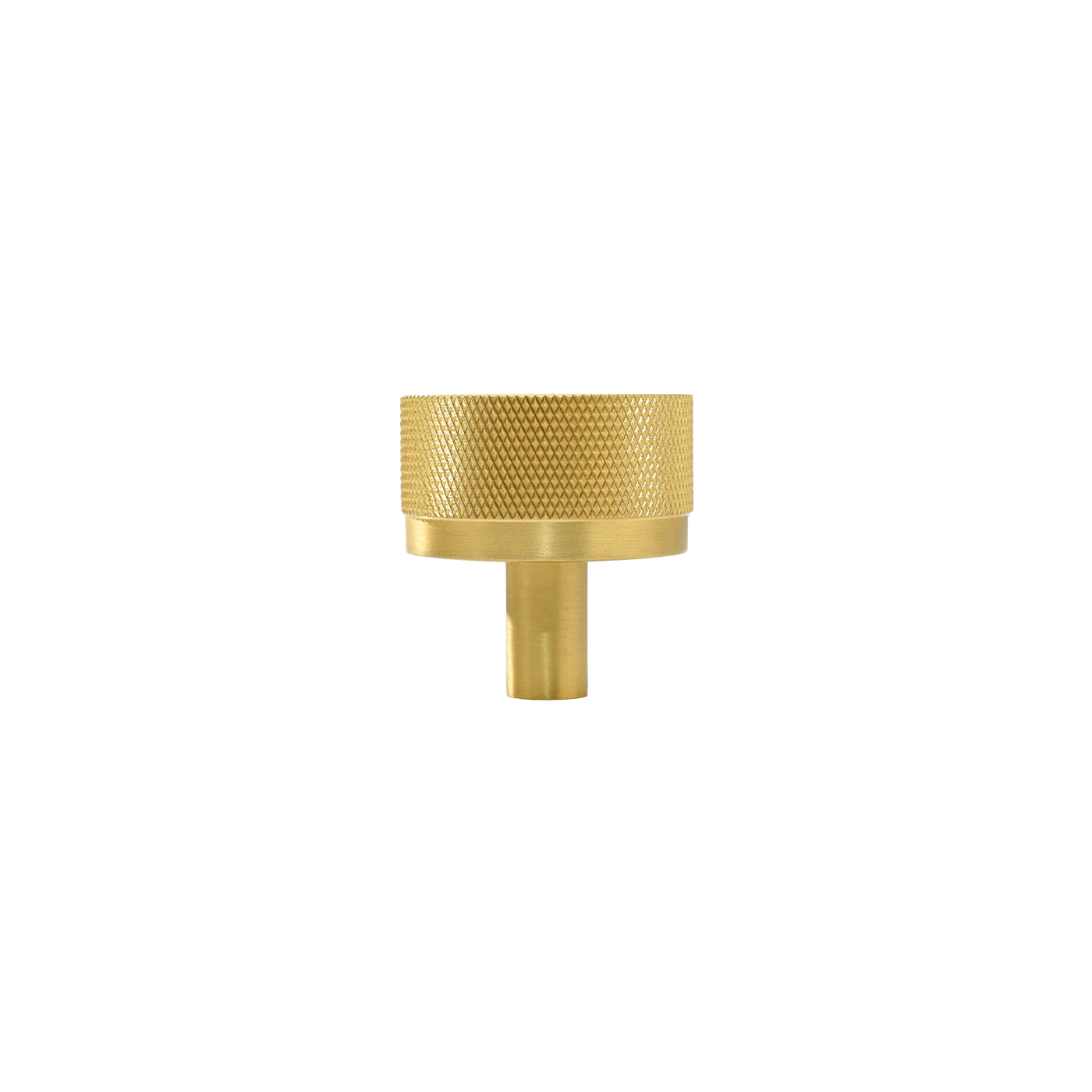 Momo Bellevue Knurled Knob Solid Brass 35mm Brushed Satin Brass
