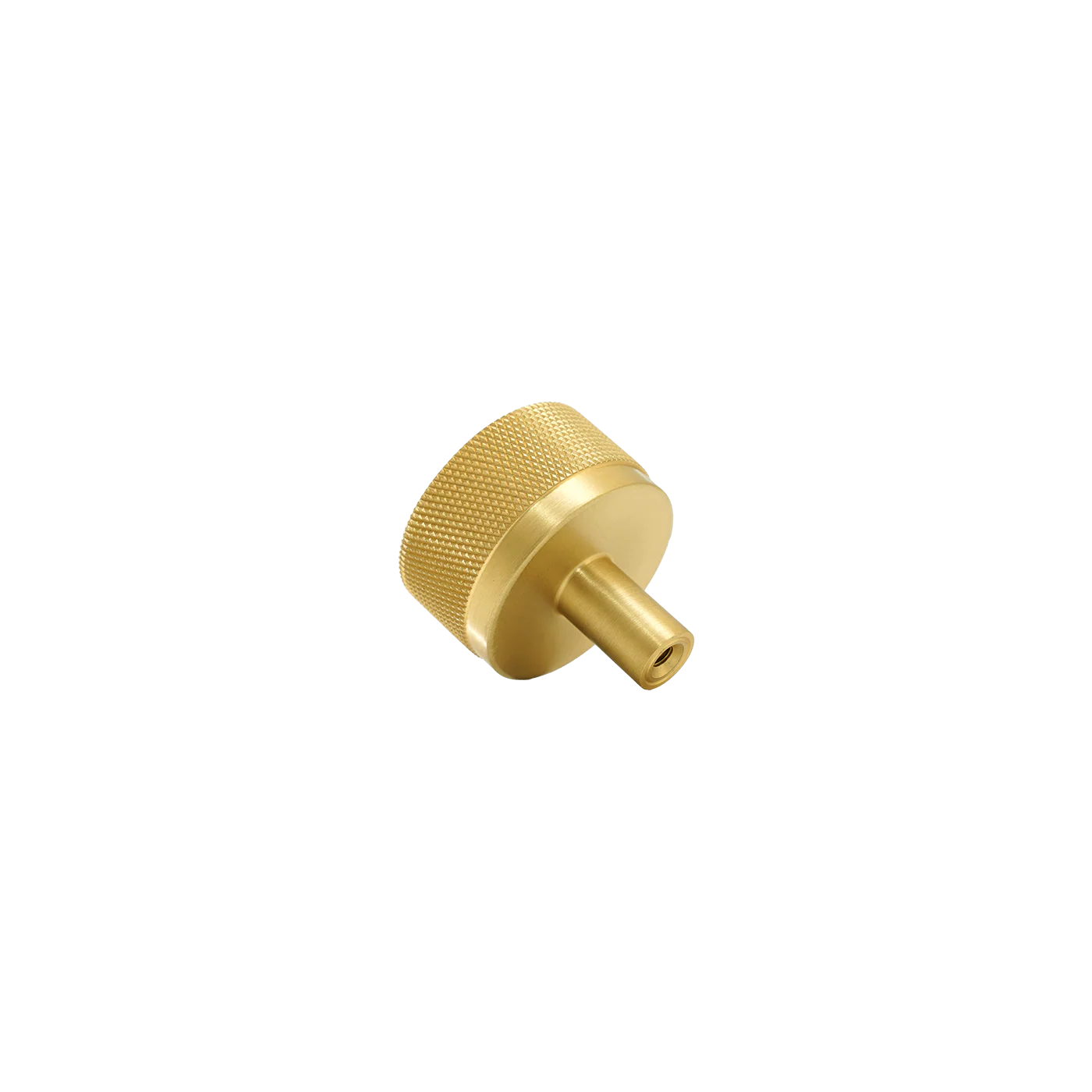 Momo Bellevue Knurled Knob Solid Brass 35mm Brushed Satin Brass